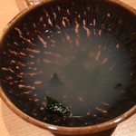 鮓職人 秦野よしき - シジミと海苔のスープ