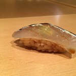 鮓職人 秦野よしき - サヨリ昆布締め