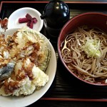 たちばな家 - 天丼セット８９０円