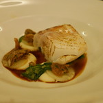 Mr Fox - Cod, salt baked celeriac, gianciale, chanterelles & leek