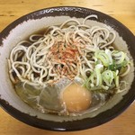 六文そば処 - 月見そば(¥290)