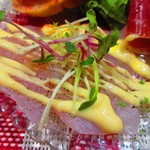 ビストロ アオキ - 天然鯛のカルパッチョ