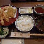 天ぷら ひさご - 天ぷら定食(1365円)(ランチ)
