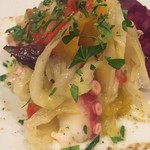 PIZZA BORSA - 弾丸ツアーantipasto2　ポルポとセダーノのマリナートです　イタリア各地でも定番で出てきますよね