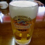 金仙島 - 生ビールは一番搾り