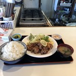 Ajihei - から揚げ定食ご飯大盛り850円