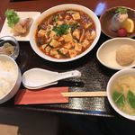 china kitchen ゆの葉 - 四川麻婆豆腐セット1,080円（税込）