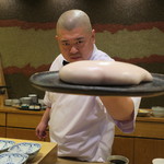 照寿司 - 天然の虎河豚白子
