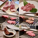 焼肉・冷麺 二郎 - 近江牛と飛騨牛のハラミ食べ比べ