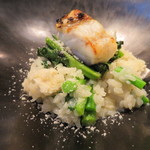 RADICE - 河豚と菜花のリゾット