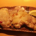 たべどころ絆 連 - 鶏ももやき＠６８０