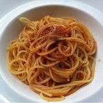 シンプルなトマトソースのスパゲティー