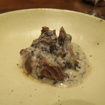 傳 - 30年3月　牛ほほ肉、ベシャメルソース　山梨トリュフ