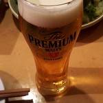 MEAT & PIZZA バルコラボ - プレミアムモルツ。