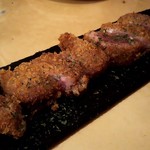 MEAT & PIZZA バルコラボ - 牛レアかつ。