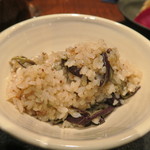 傳 - 30年3月　蕨と山椒の御飯