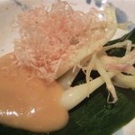 ぼんや - 「島らっきょ　酢みそ添え」