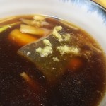 手打ち蕎麦ひまわり - すっぽんの皮におろし生姜を添えて
