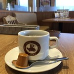 カメダ珈琲 - ブレンド珈琲。
            コーヒーカップは購入可。