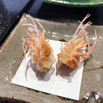 天ぷら  やました - 天ぷらやました(才巻海老の足)
