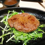 北海道海鮮にほんいち - えぞ鹿と望来豚の炭焼きハンバーグ(799円)