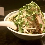 スパイス・ラー麺 卍力 - ＜2018年03月再訪・45回目＞スパイスラーメン・もやし・パクチー・にんにく・1,080円