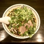 スパイス・ラー麺 卍力 - ＜2018年03月再訪・45回目＞スパイスラーメン・もやし・パクチー・にんにく・1,080円