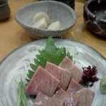 松寿司 - 和牛　みすじ刺身