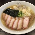 八雲 - 「チャーシュー特製ワンタン麺(白だし)」¥1300