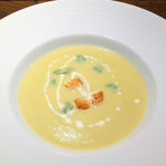 ラトリエ プリュ - アスパラガスのポタージュ