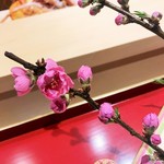 銀座 しのはら - 桃の花