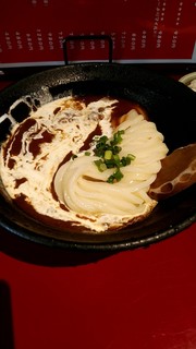 山下本気うどん - 牛テール冷やあつカレーうどん