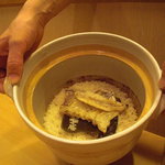 赤坂 詠月 - 鯛めし炊き上がりました。