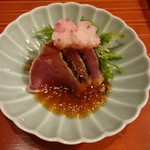 蓬左茶寮 - 肴：初鰹 土佐酢のジュレ