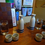 Takarano Sachi - 日本酒一合　お冷も出してくれます