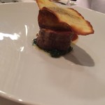 ル・ミロワール - 鴨のローストフォアグラのせ