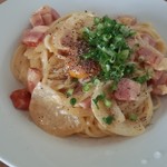 バル&ビストロダイニング Knutsford Terrace - 本日のパスタはカルボナーラでした