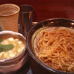 烈志笑魚油 麺香房 三く - つけ全粒粉 並 850円 2018年03月