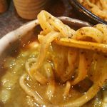 烈志笑魚油 麺香房 三く - つけ全粒粉 並 850円 2018年03月