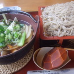 Teuchi Soba Chikuon An - 鴨せいろ蕎麦（大盛り）