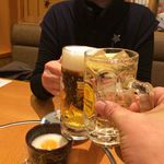 お酒・お惣菜・和食 竜田屋 - H.29.12.18.夜 ハイボール vs 生ビール de 乾杯♪