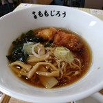 Chuukamomojirou - 【2018.4.1(日)】ももじろうラーメン(並盛・120g)880円→5円