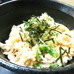 麺処 晴 - DTG・鶏出汁と生姜で炊いたご飯 ２００円