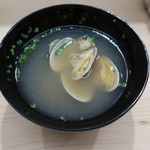 日本橋蛎殻町 すぎた - 浅利の椀2