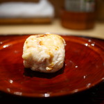 東麻布 天本 - 黒むつ白子焼き