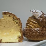 アヴランシュ・ゲネー - シューキャラメルのカット図