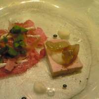 レスプリ ドゥ クゥー ドゥ フランス - 牛タンの食感　と　フォアグラとフルーツが絶妙
