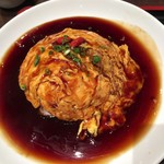 上海湯包小館  - 黒酢の天津飯