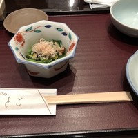 天ぷら ひさご - ほうれん草のおひたし