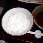 KATO'S DINING & BAR - 魚沼産コシヒカリの白いご飯です。